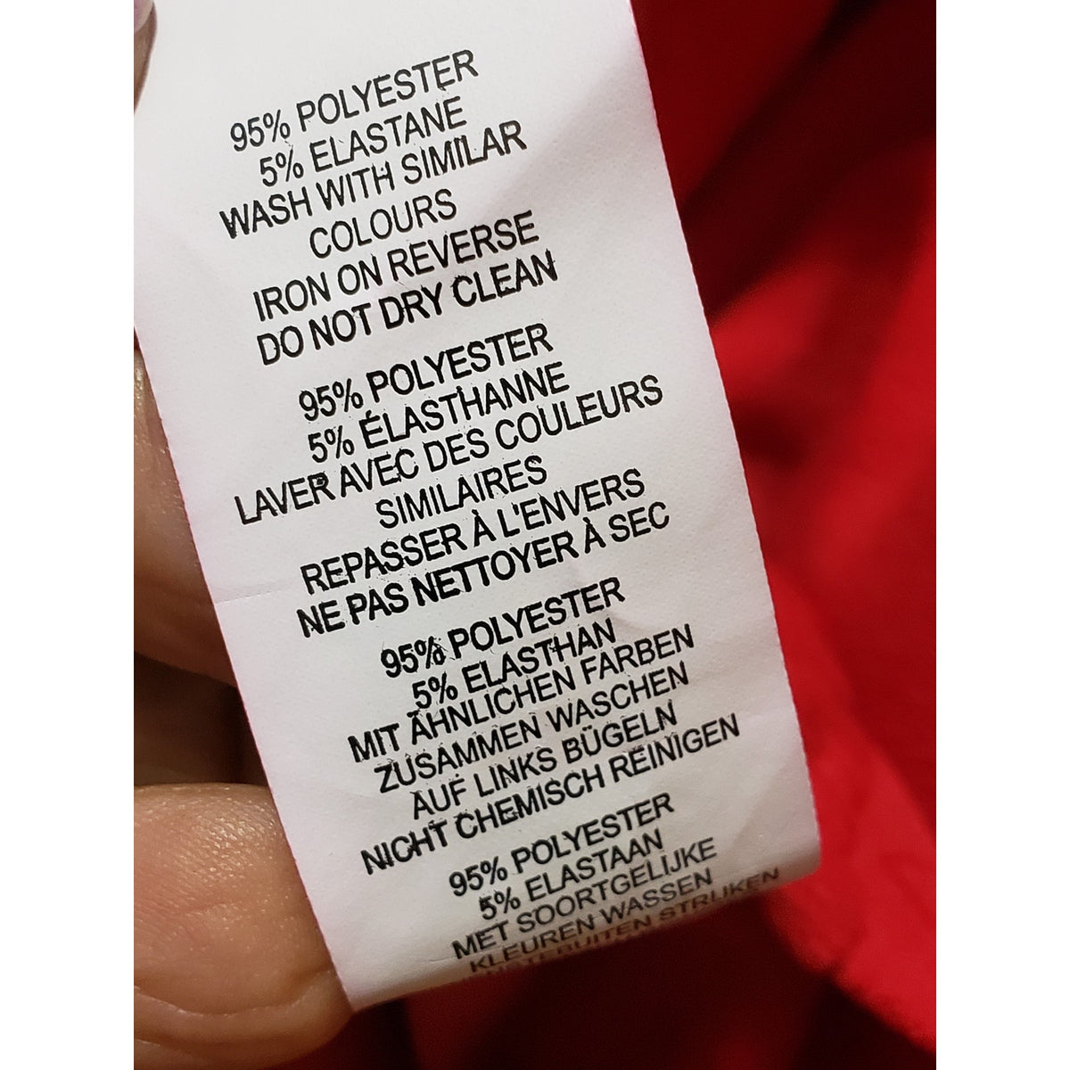 Boohoo Skater Dress Women's 4 Red Bust Detail Blouson Sleeve Crew Neck Pullover