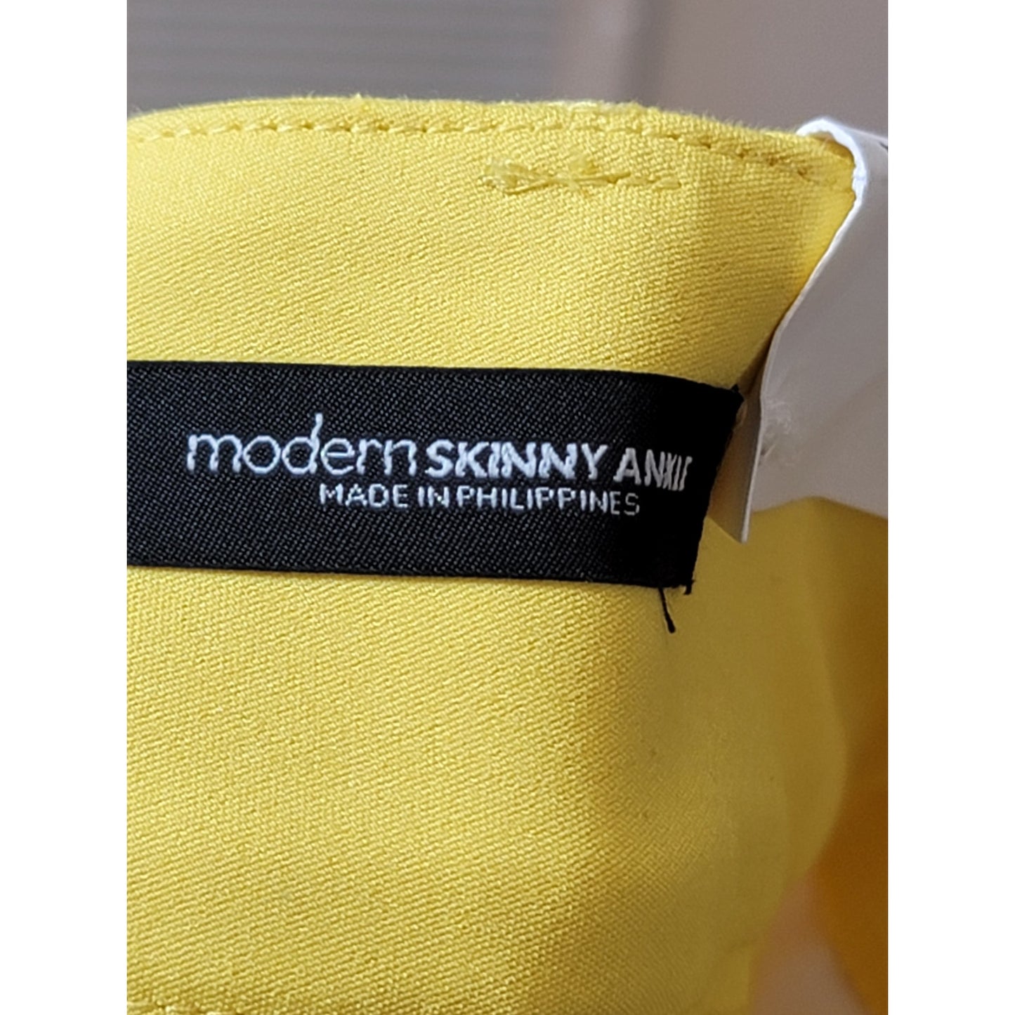 LOFT Skinny Ankle Pants Women's Size 4 Yellow Modern Fit Stretchy Trousers