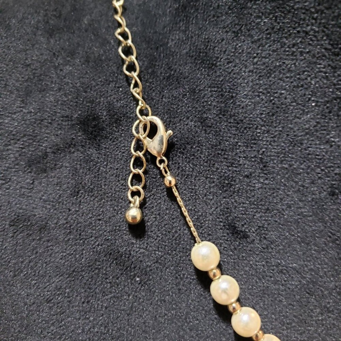 Womens Fashion Ivory Pearl Fringe Bib Choker Necklace Jewelry with Lobster Clasp