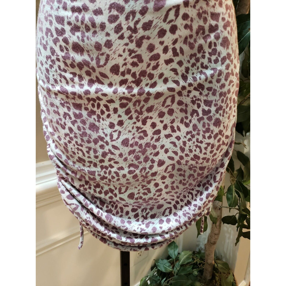 Blue Blush Women's Purple Round Neck Sleeveless Bodycon Knee Length Dress Small