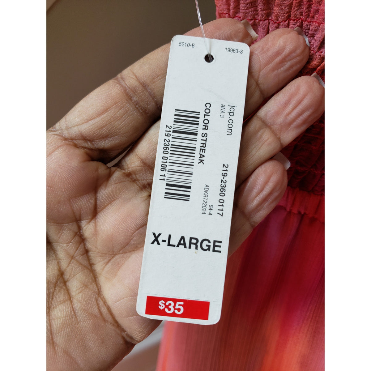 A.N.A Long Maxi Dress Women's Size XL Multi Tie Dye Cinch Waist Back Wrap V Neck
