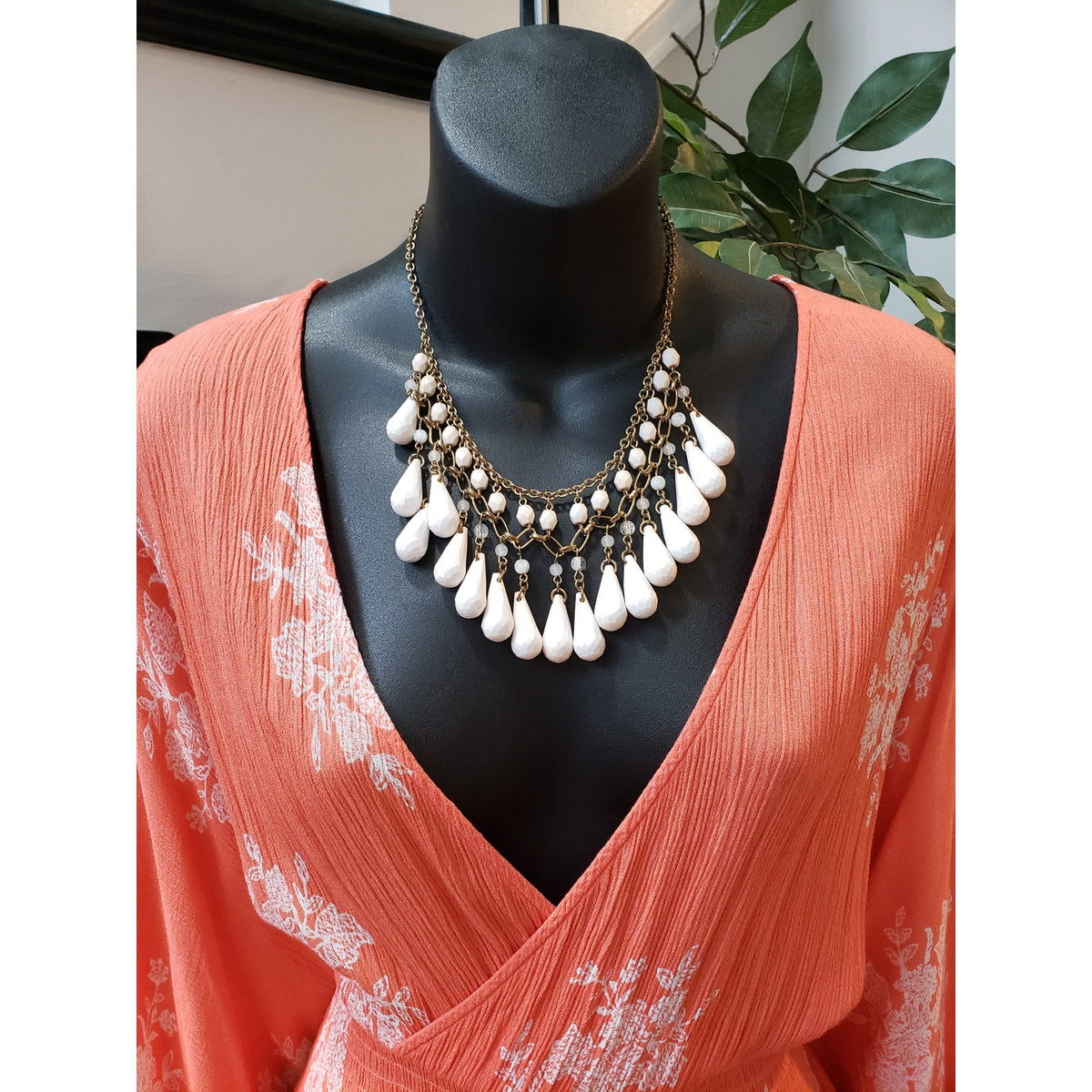 Oddi Long Maxi Dress Women's Size 2XL Orange Smocked Waist V Neck Kimono Sleeve