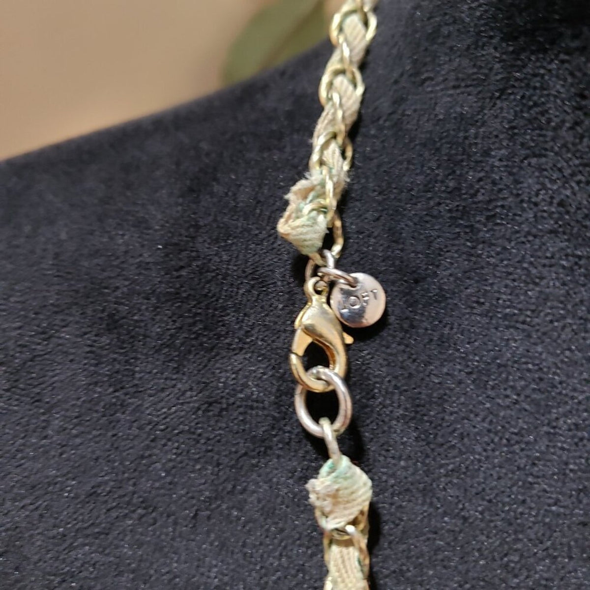Womens Pink Brown Pearl and Crystal Beaded Necklace Jewelry with Lobster Clasp