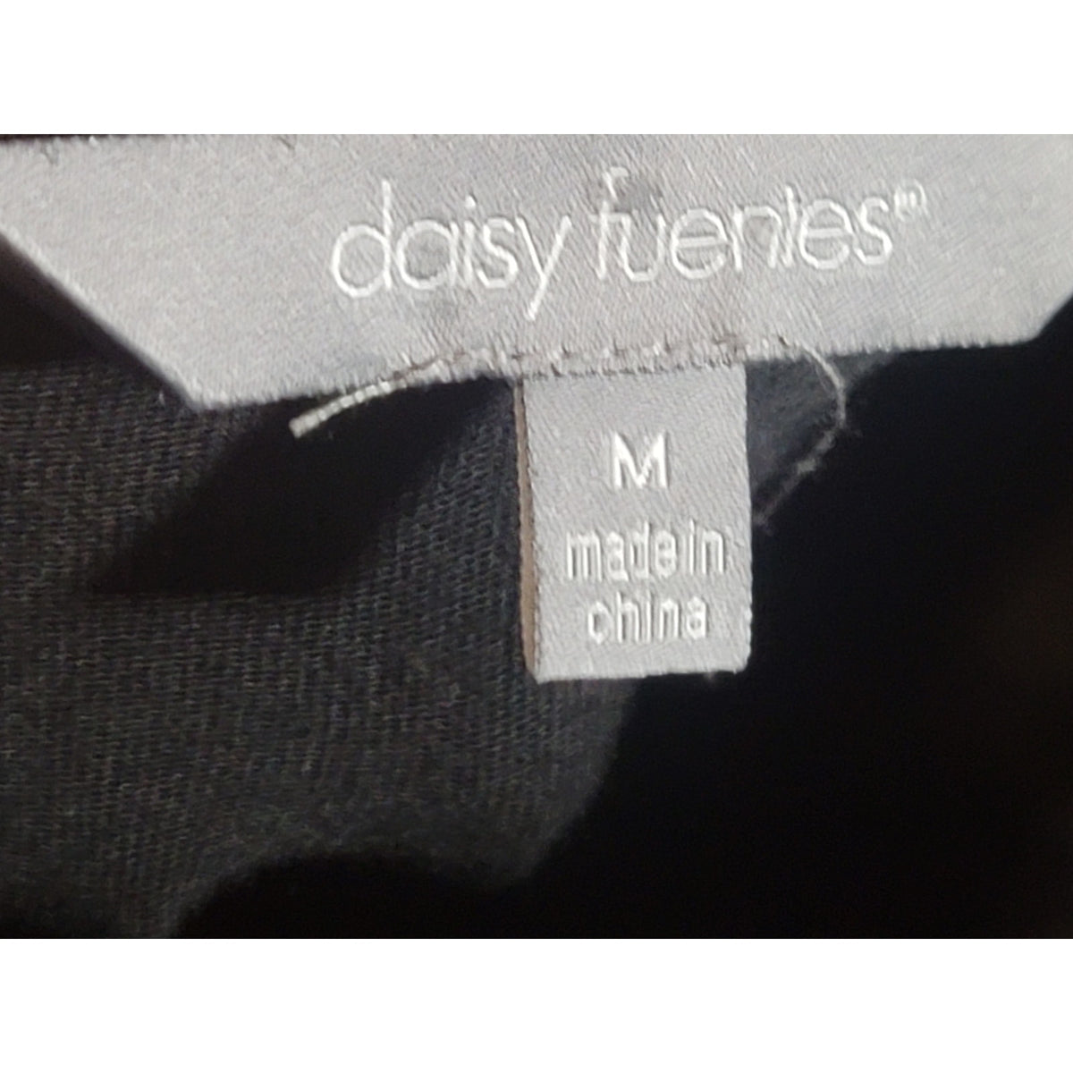 Daisy Fuentes Maxi Dress Women's Medium Black Zebra Scoop Casual Party/Cocktail