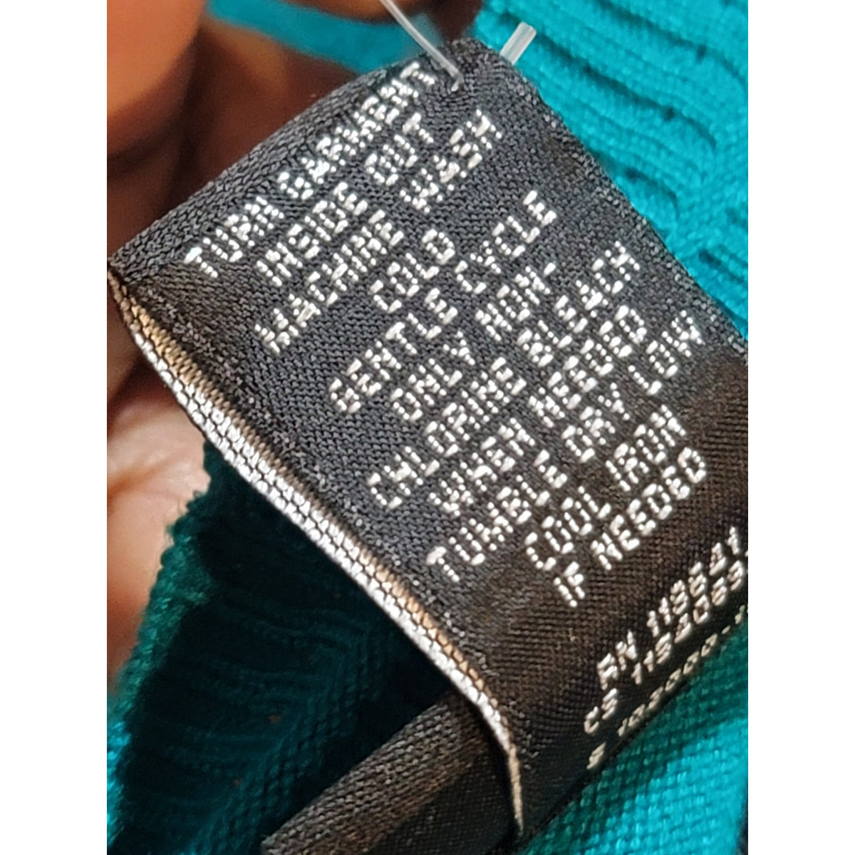 Lane Bryant Pullover Sweater Women's SZ 14/16 Teal Ribbed Hem V-Neck Long Sleeve