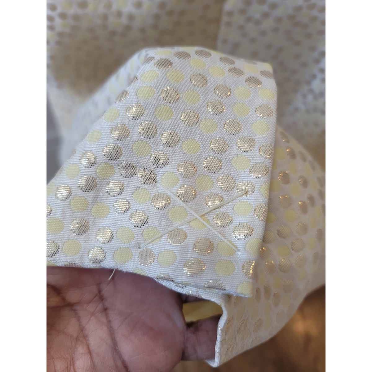 Verucci Skirt Suit Women's SZ 18 Cream Polka Dot Back Zipper Long Sleeve Lined
