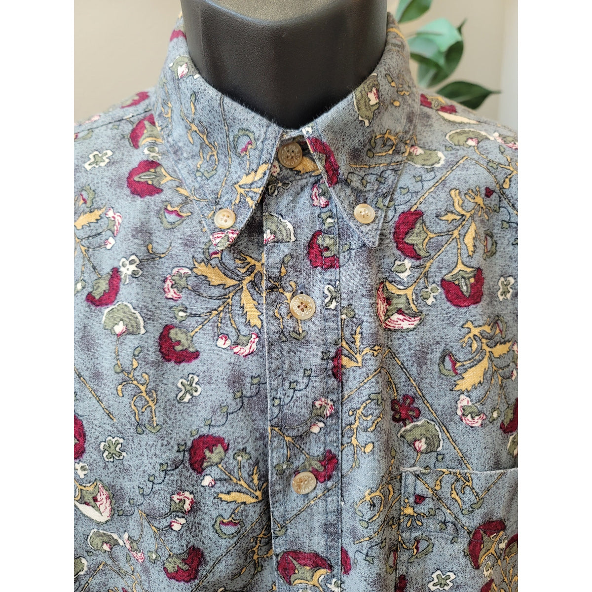 Adirondack by Savile Row Western-Style Shirt Men's Size Large Multicolor