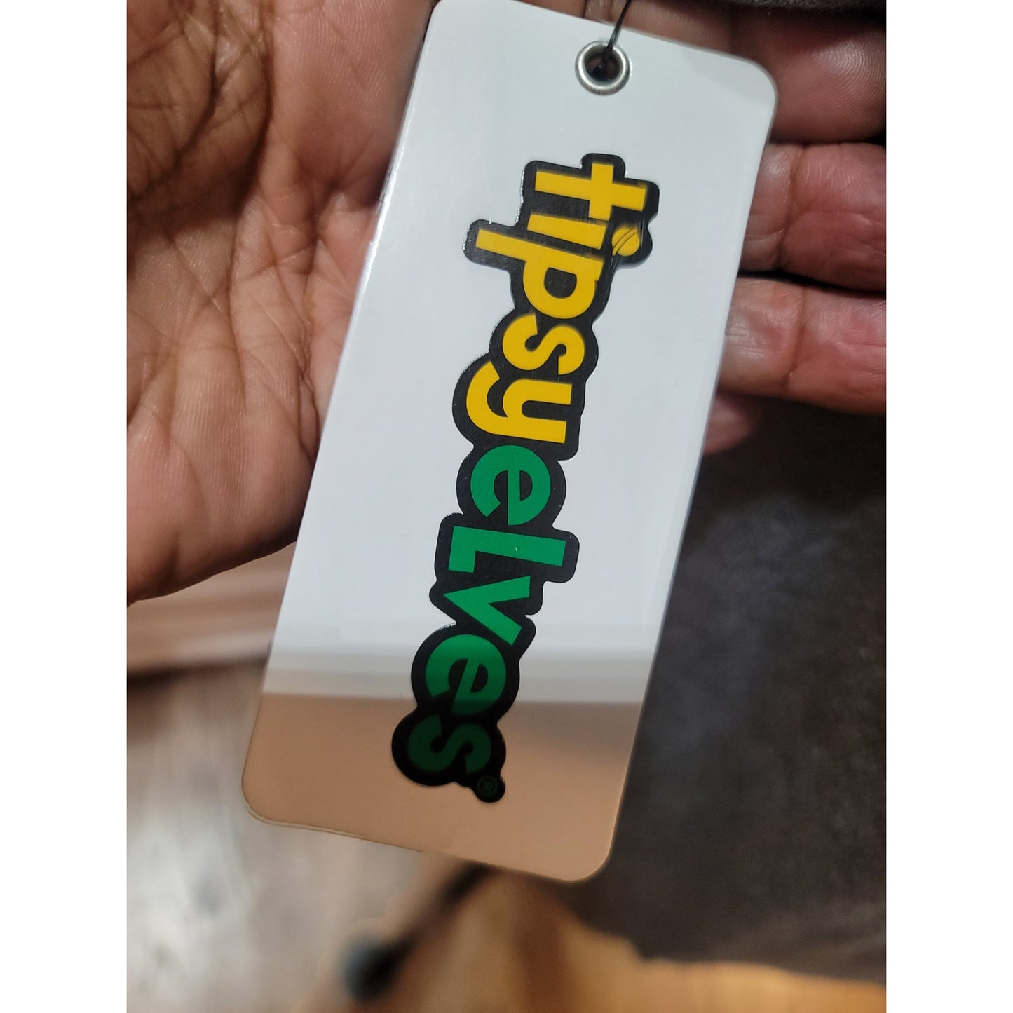 Tipsy Elves Christmas Sweater Women's Large Gray Snowman Long Sleeve Pullover