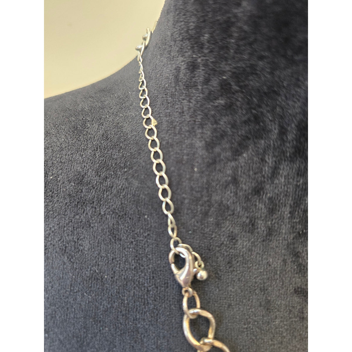 Gold Tone Clear Crystal Rhinestone Cascading Tiered Bib Necklace