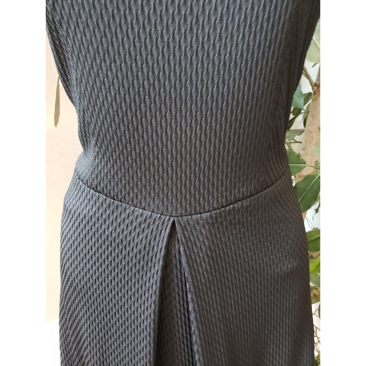 Free People Sheath Dress Womens M Black Lace Round Neck Sleeveless Keyhole Back