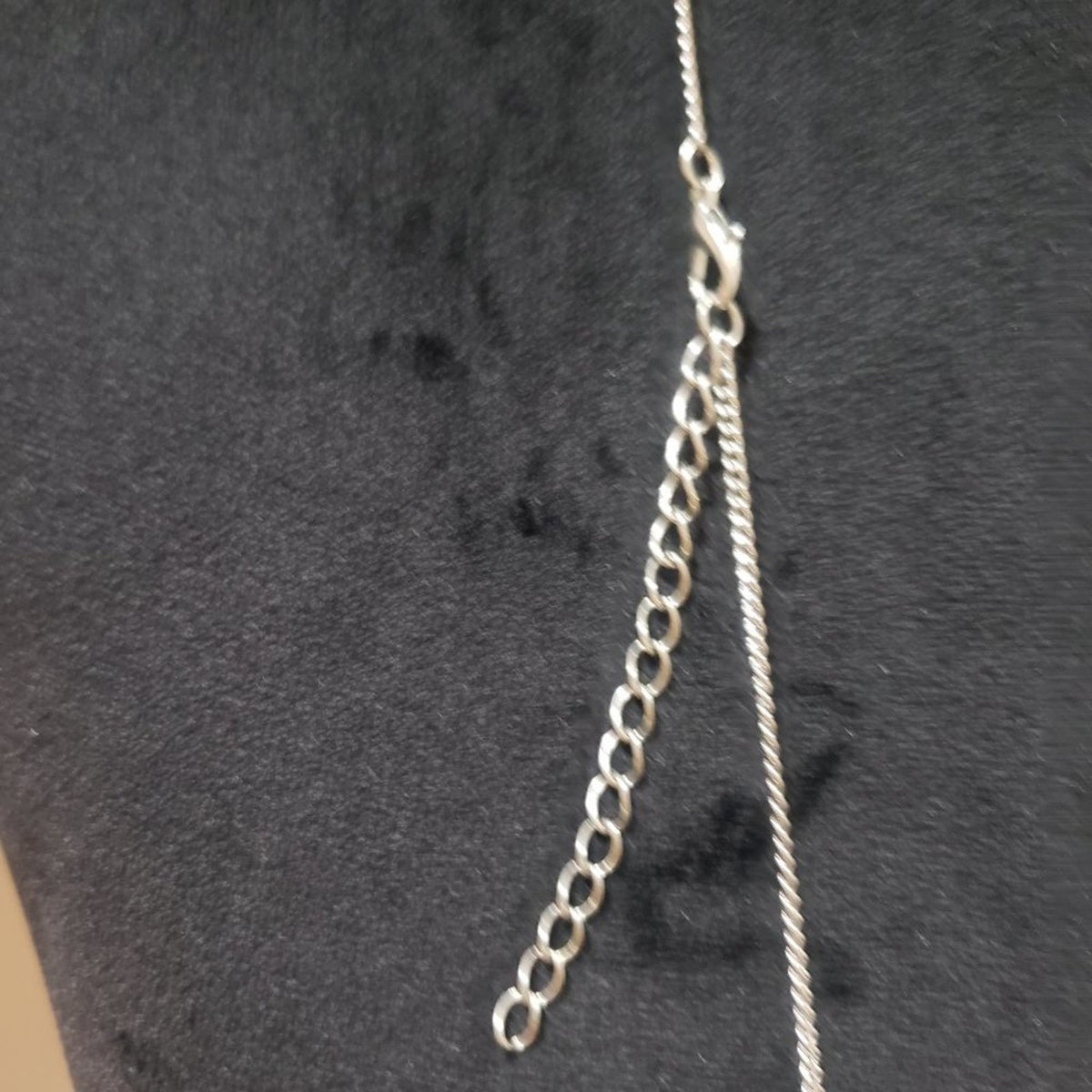 Womens Fashion Clear Faceted Rock Crystal Pendant Teardrop Necklace with Lobster