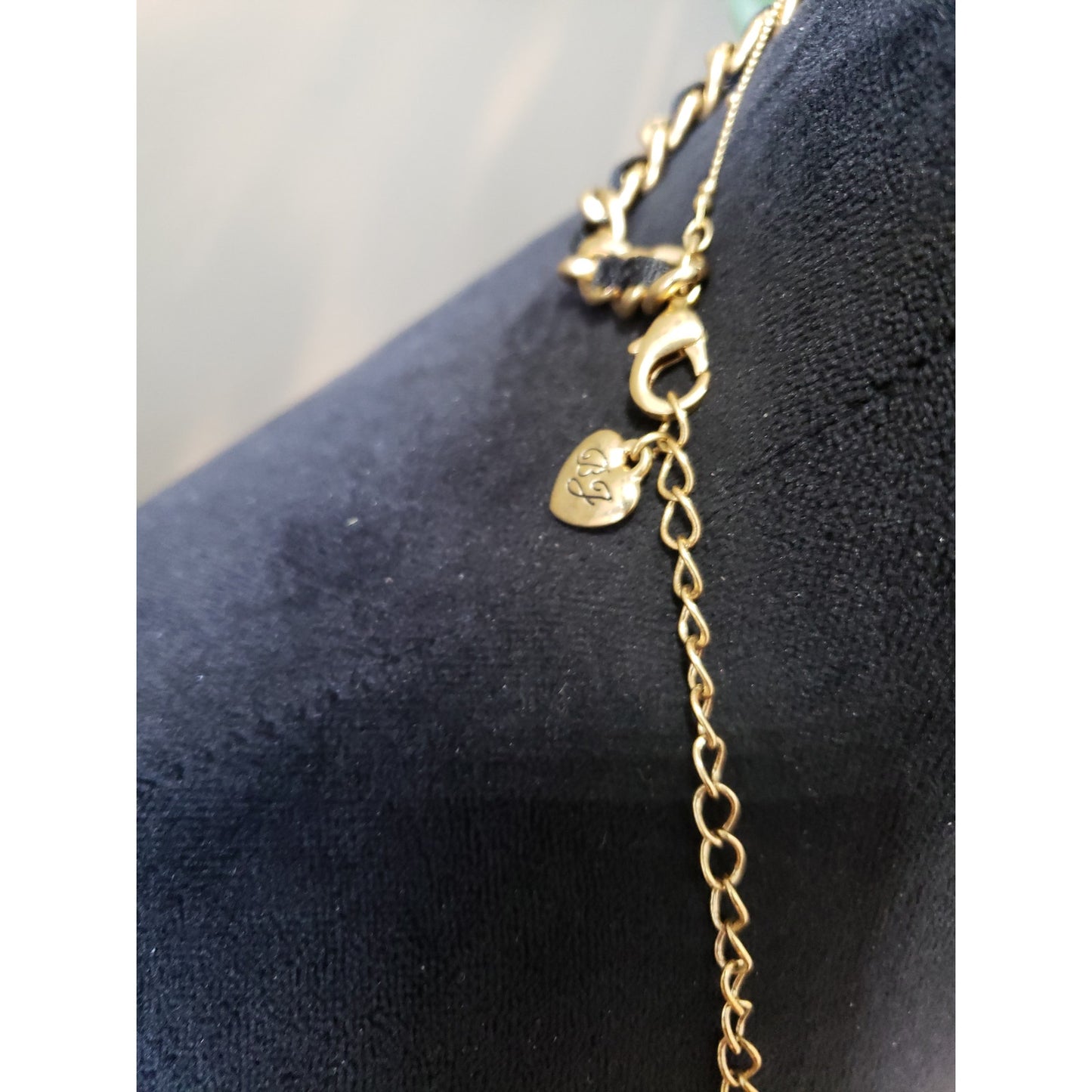 Women Statement Necklace Gold Tone Pearl Chain Yellow Flower Pendant Jewelry