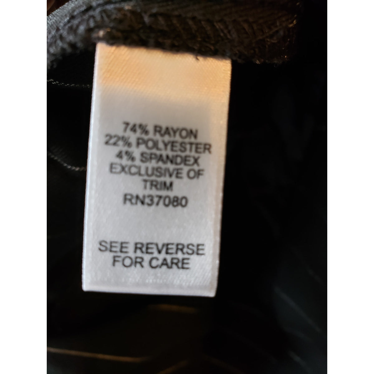 CATO Pants Womens Size 24W Black White Striped Slim Fit High Rise Ankle Slit