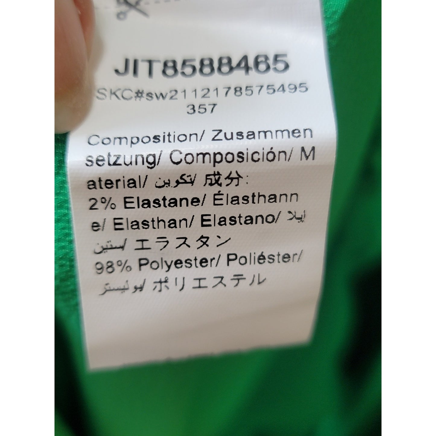 SHEIN Dress Women XS Green Ruffle Asymmetrical Off Shoulder Party Sexy