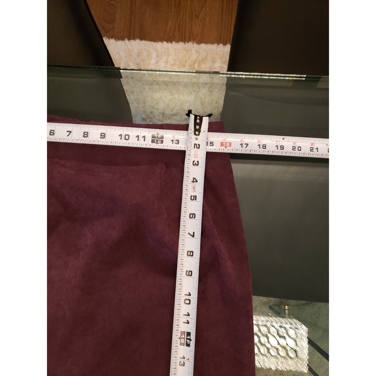 Harve Benard Women's Purple Solid Long Sleeve Blazer & Skirt 2 Piece Suit Large