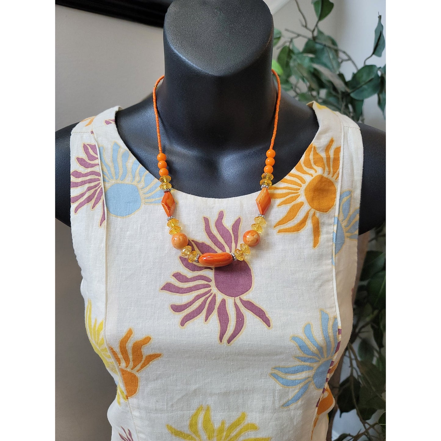 Zara Jumpsuit Girls Size 13/14 Multicolor Sun Print Linen Blend Cropped