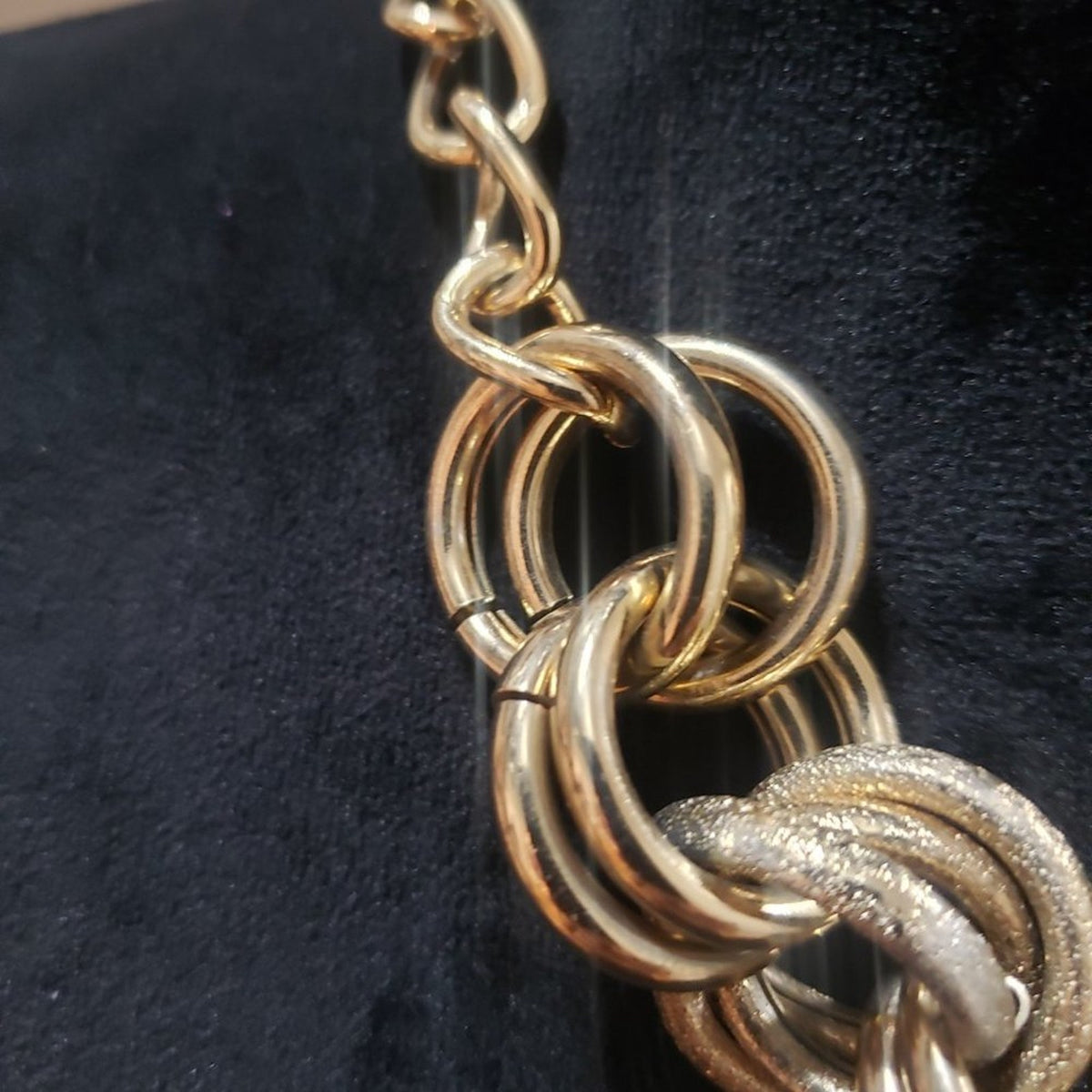 Womens Fashion Chunky Gold Chain Choker Necklace Jewellery w/ Lobster Clasp