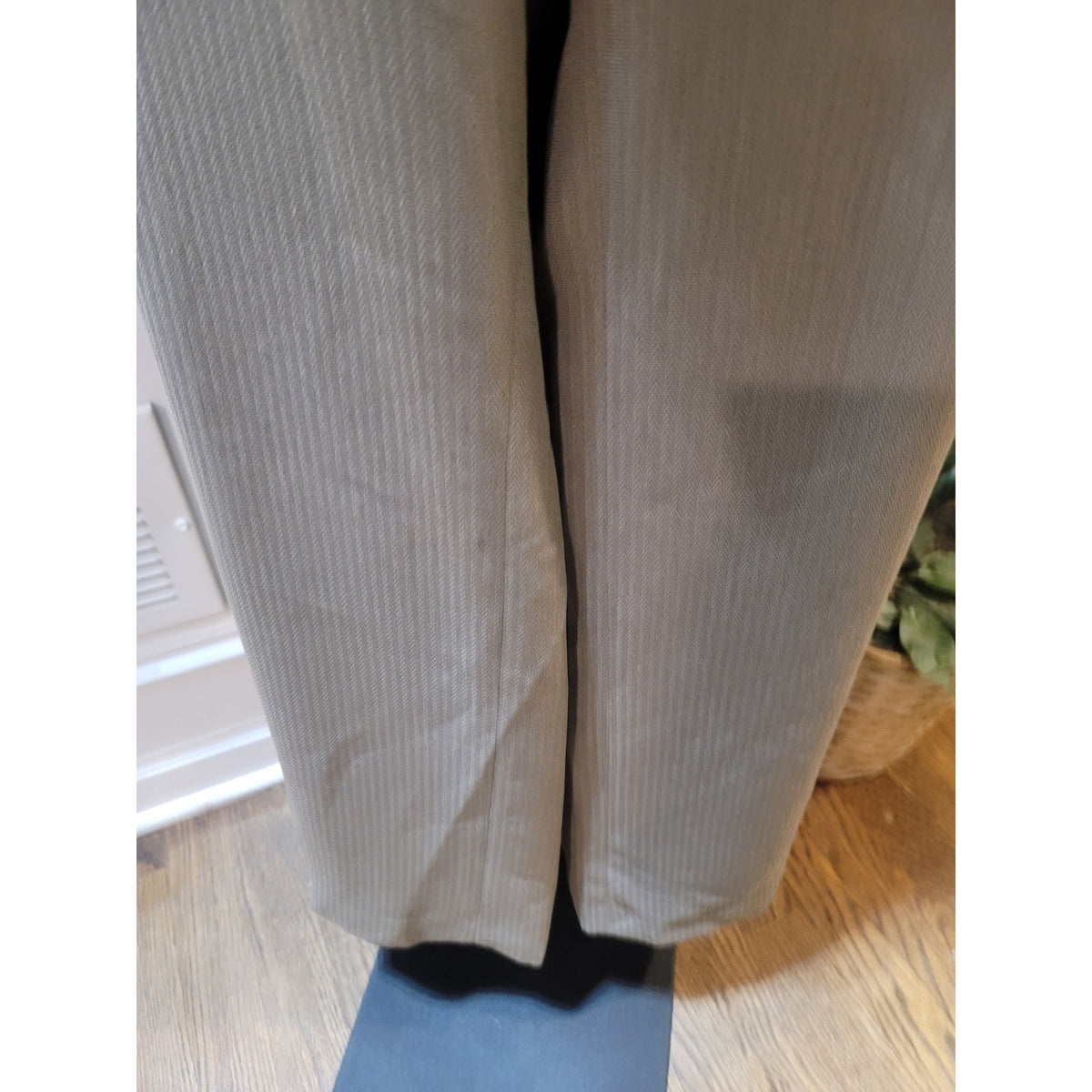 Le Suit Pants Suit Women's SZ 14 Tan 3-Button Tailored Blazer Long Sleeve Lined