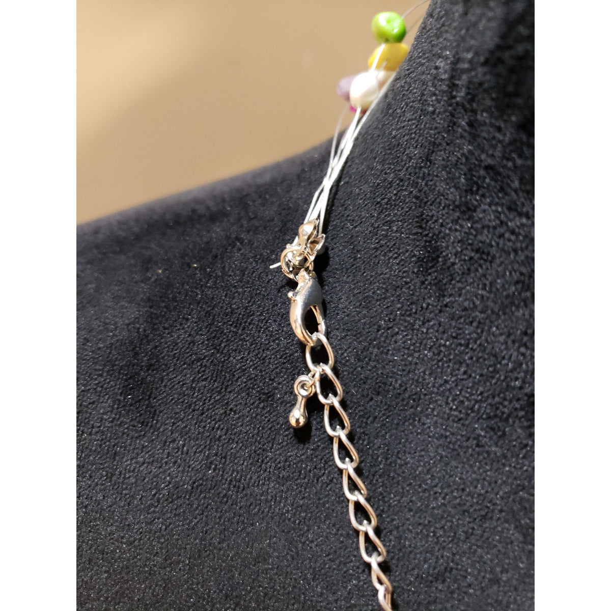 Womens Fashion Layered Multi-Stone Beaded Necklace Jewelry with Lobster Clasp