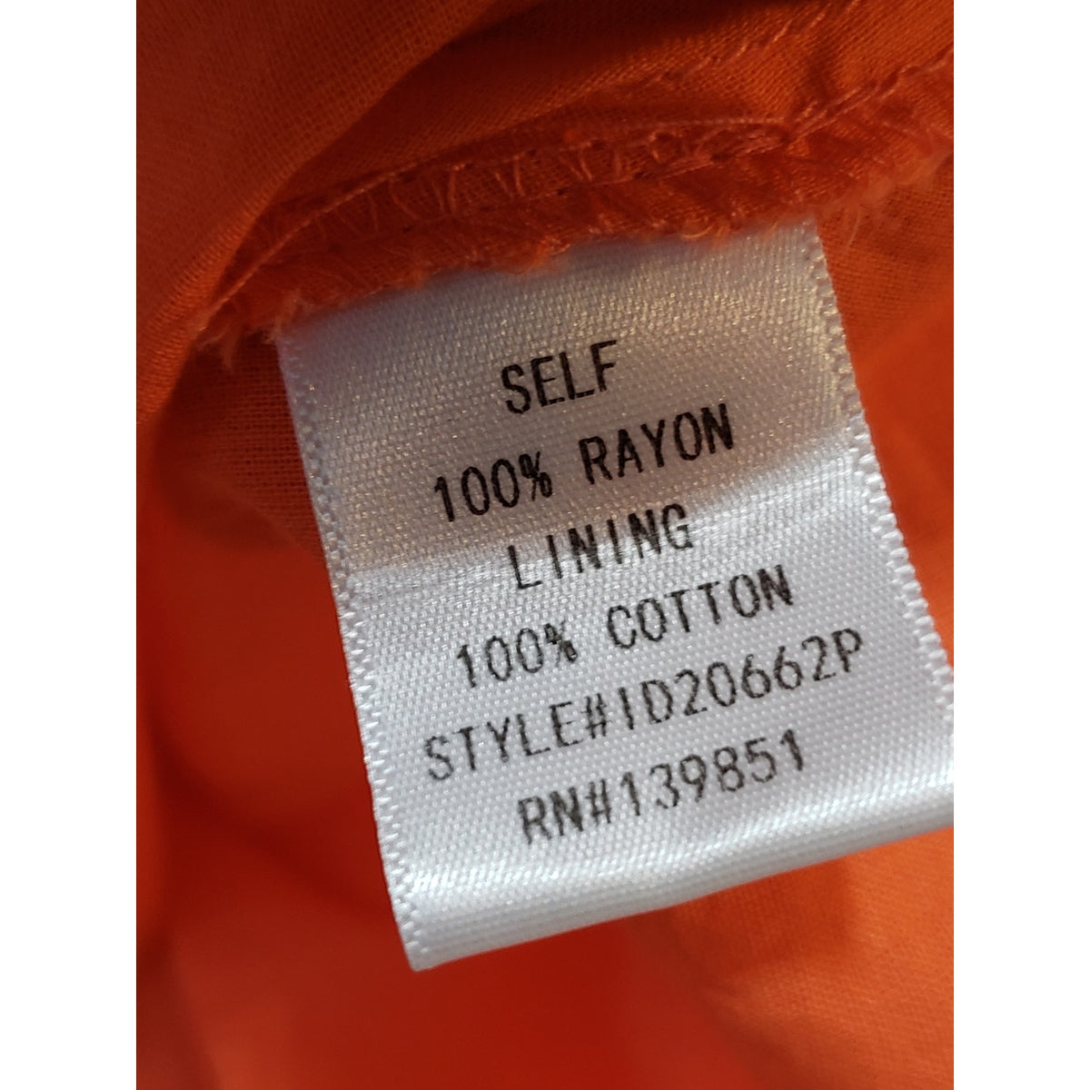 Oddi Long Maxi Dress Women's Size 2XL Orange Smocked Waist V Neck Kimono Sleeve