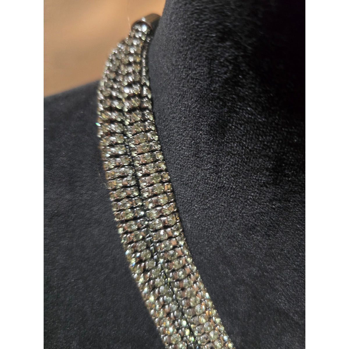 Women's Silver Tone Multi-Chain Layered Necklace Statement Fashion Jewelry Gift