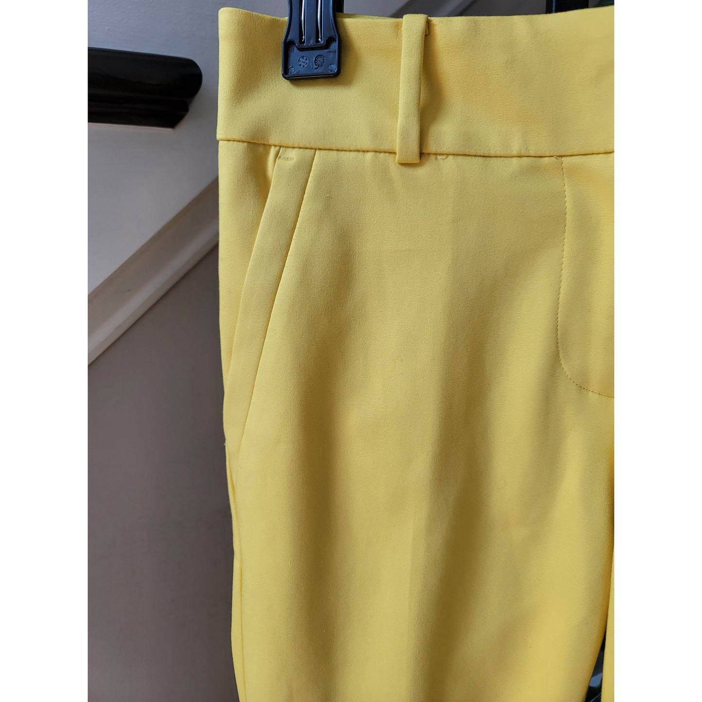 LOFT Skinny Ankle Pants Women's Size 4 Yellow Modern Fit Stretchy Trousers
