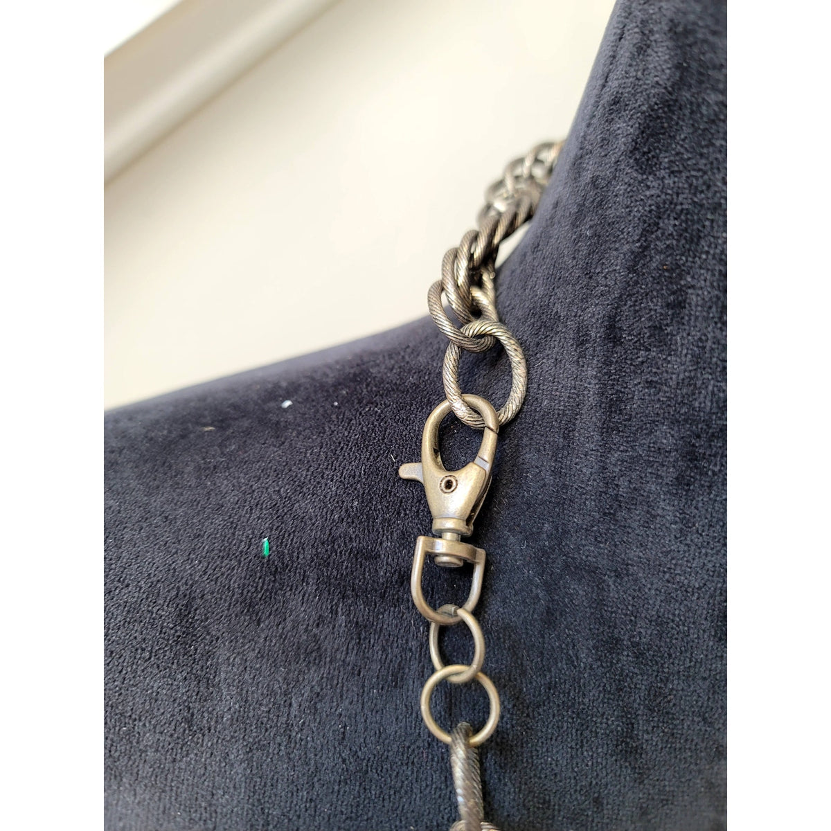 Women Boho Statement Tassel Pendant Necklace Long Chunky Chain Fashion Jewelry