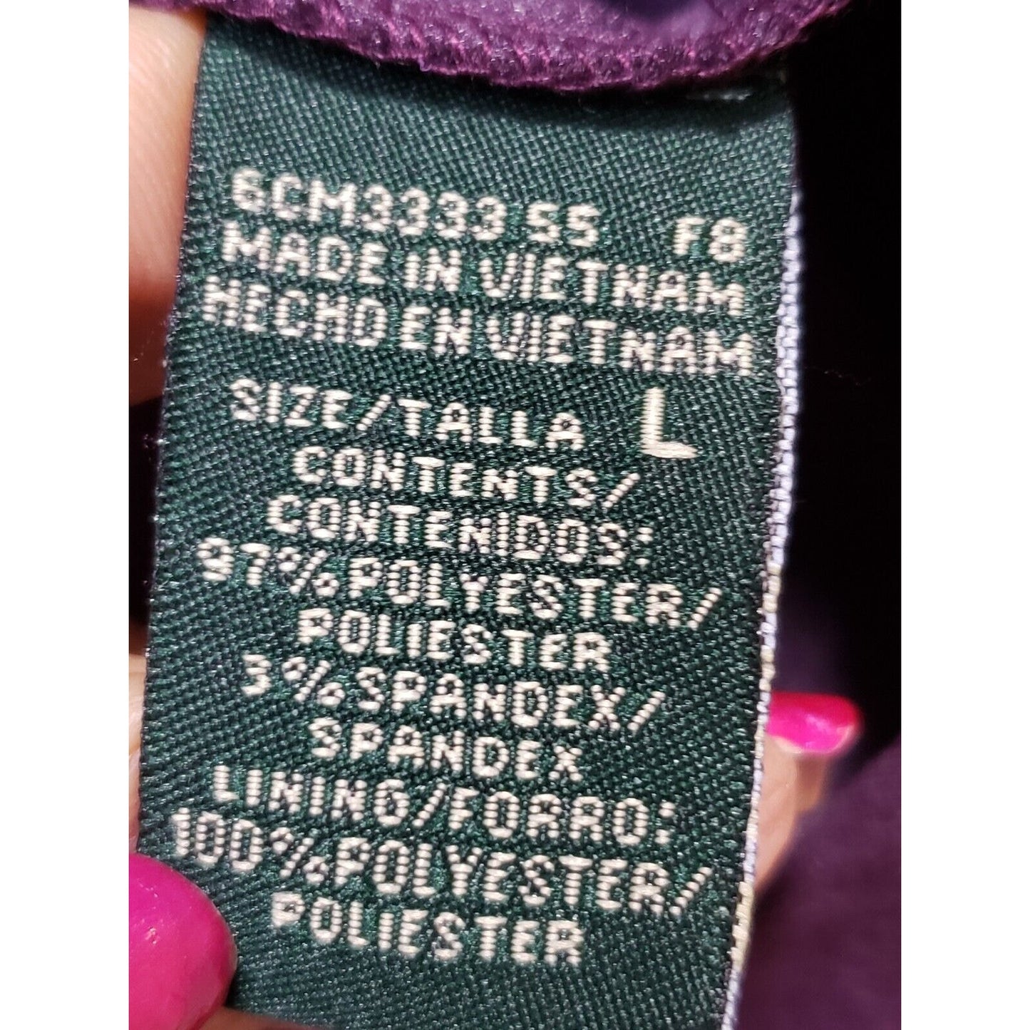 Harve Benard Women's Purple Solid Long Sleeve Blazer & Skirt 2 Piece Suit Large