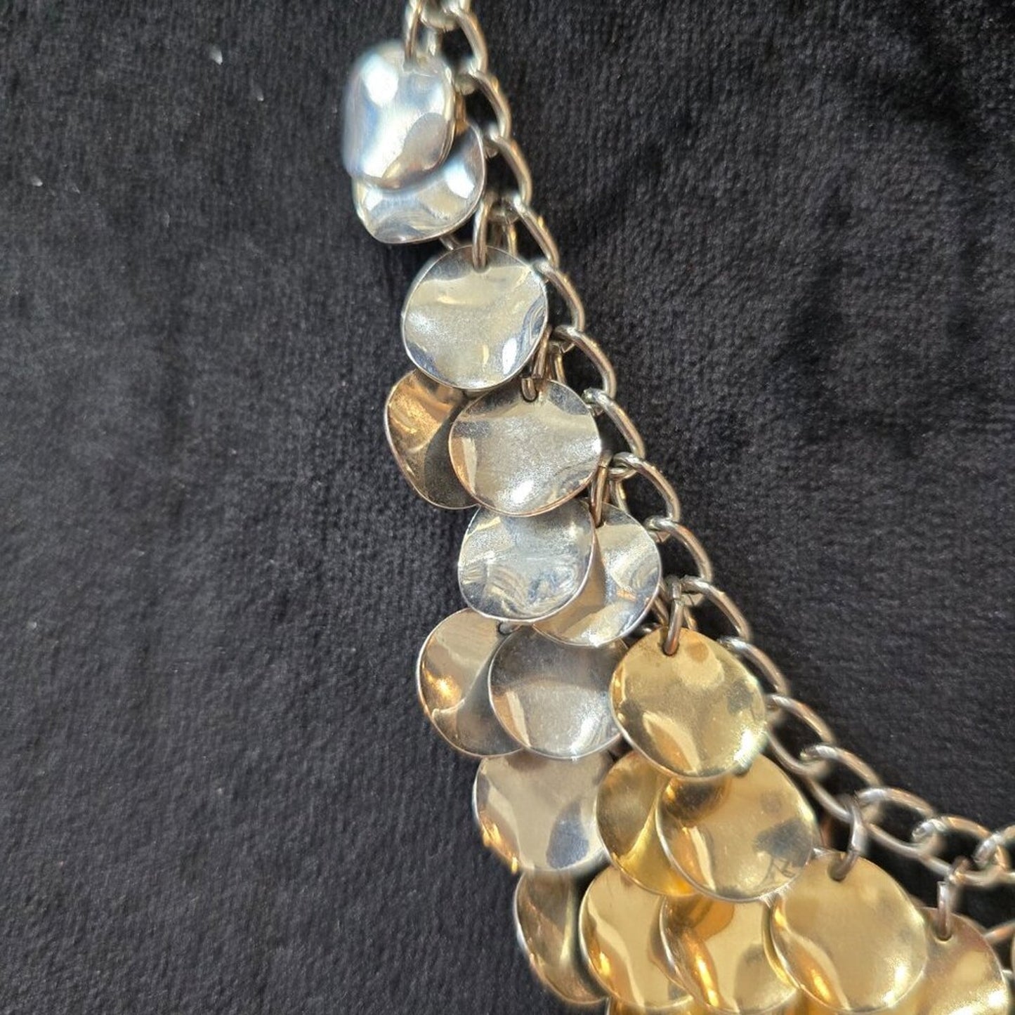 Womens Fashion Gold Tone Metal Charms Fancy Necklace Jewelry with Lobster Clasp