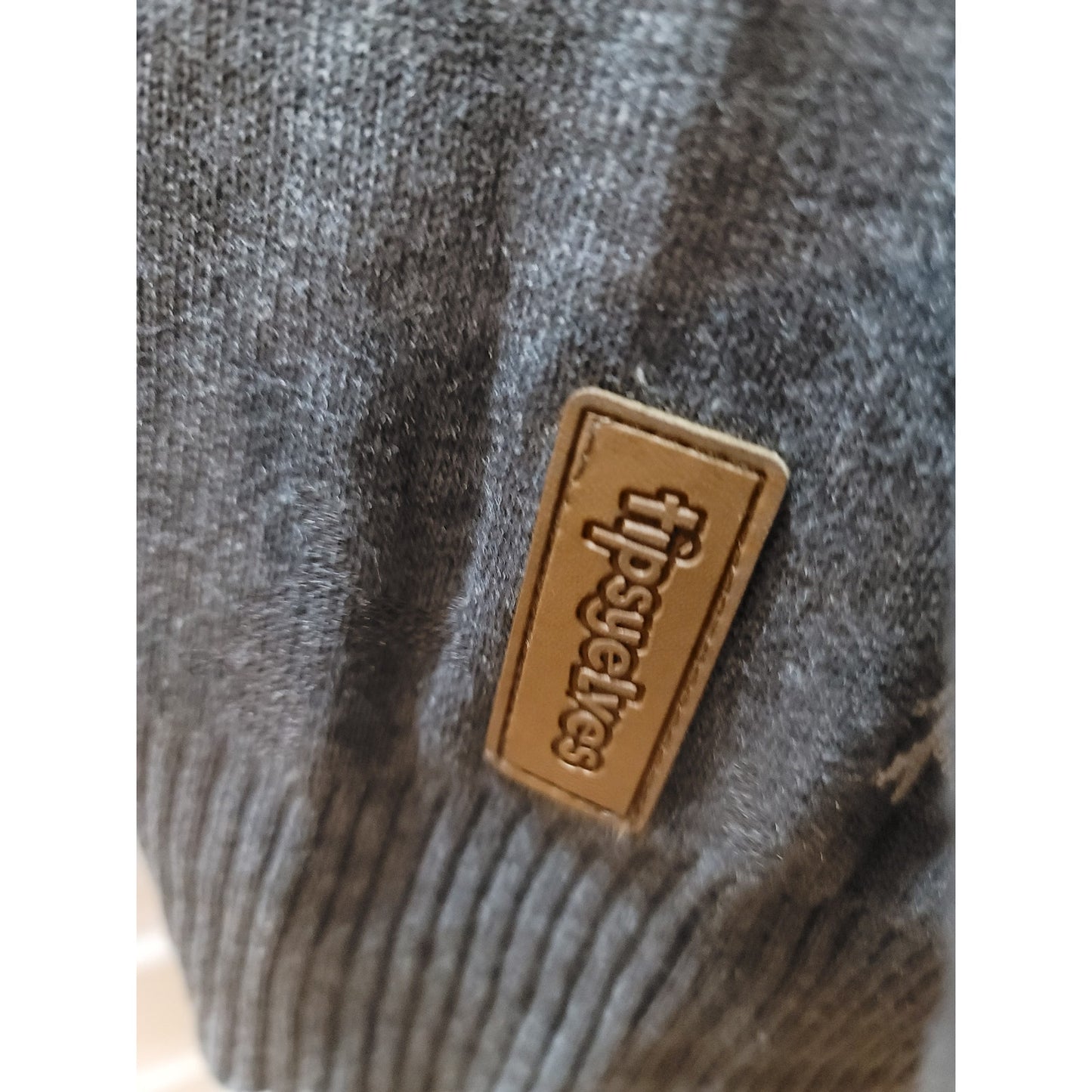 Tipsy Elves Christmas Sweater Women's Large Gray Snowman Long Sleeve Pullover