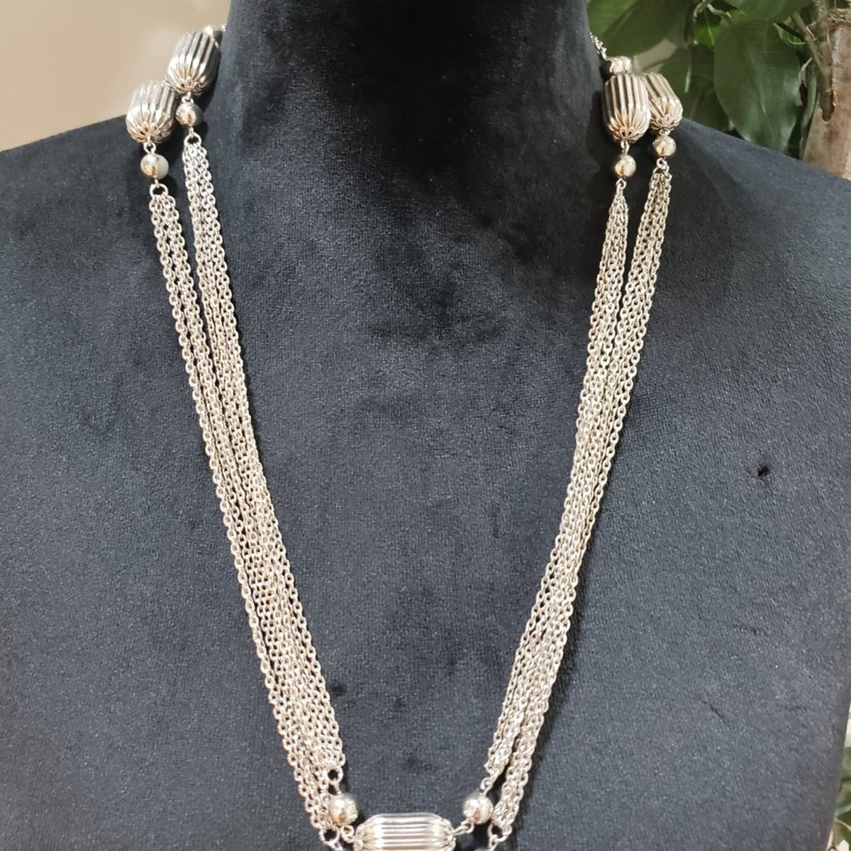 Womens Fashion Chunky Gold Tone Charm Long Chain Elegant Necklace