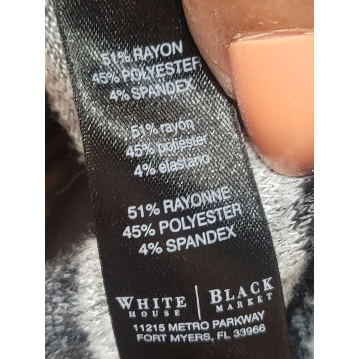 White House Black Market Pullover Sweater Women Small White/Black Striped O-Ring