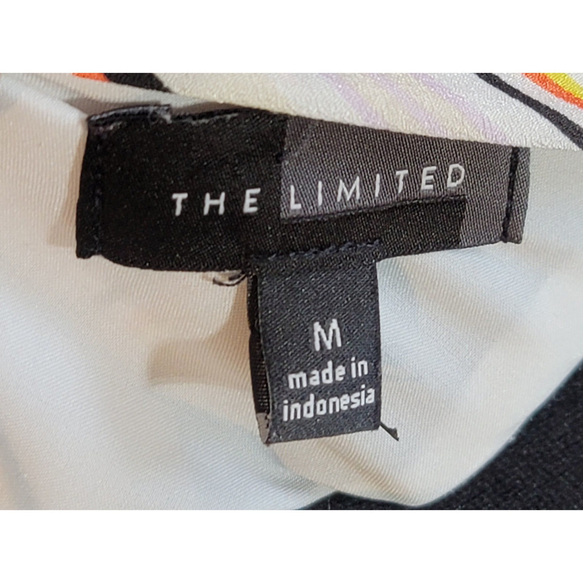 The Limited Tank Top Women's Medium Multicolor Striped V-Neck Spaghetti Straps