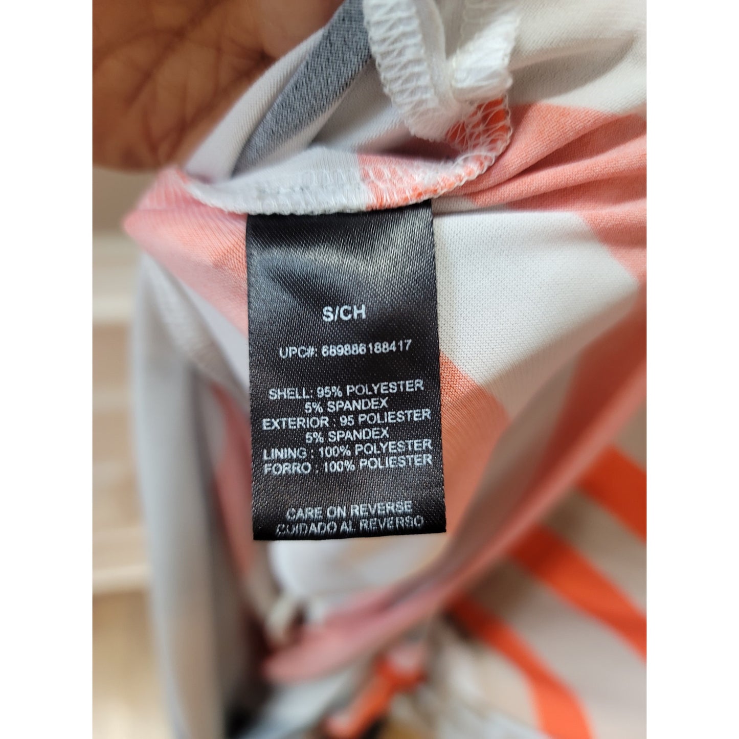 Jessica Howard Maxi Dress Women’s Small Black Orange White Striped Sleeveless