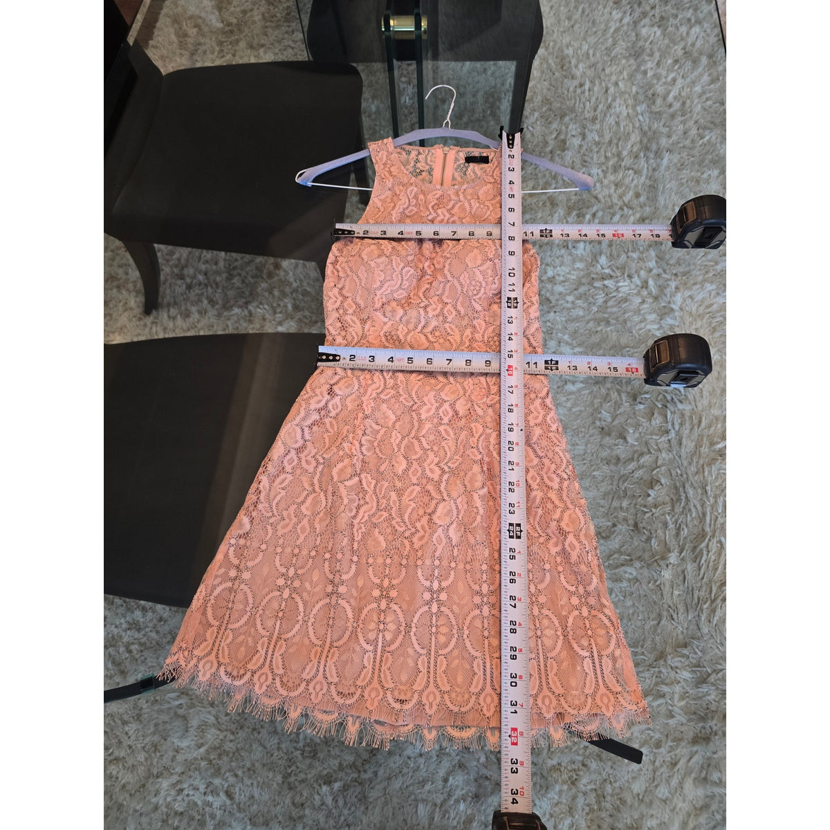 NBD Sheath Dress Women's SZ XS Pink Floral Lace Lined Fitted Padded Back Zipper