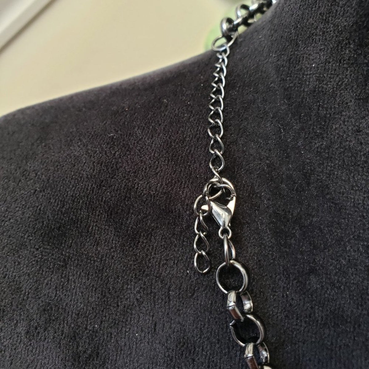 Womens Silver Three Dramatically Oil Spill Rhinestones Bib Necklace