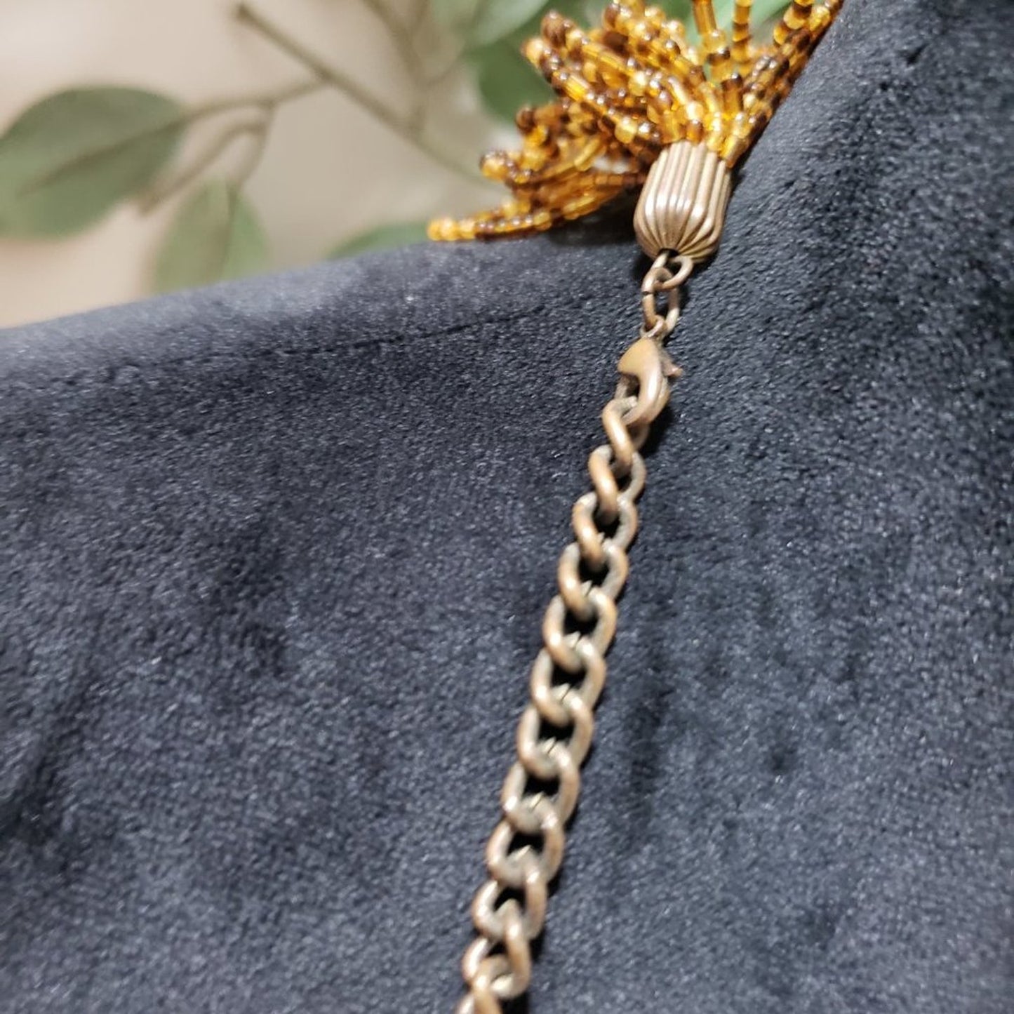 Women's Golden & Brown Multilayer Beaded Round Fashion Jewelry Necklace