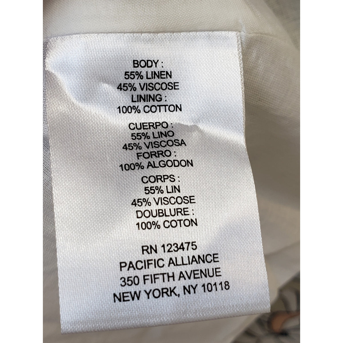 Jones New York Maxi Dress Linen 6 Ivory Floral Handkerchief Back Zip Square Neck