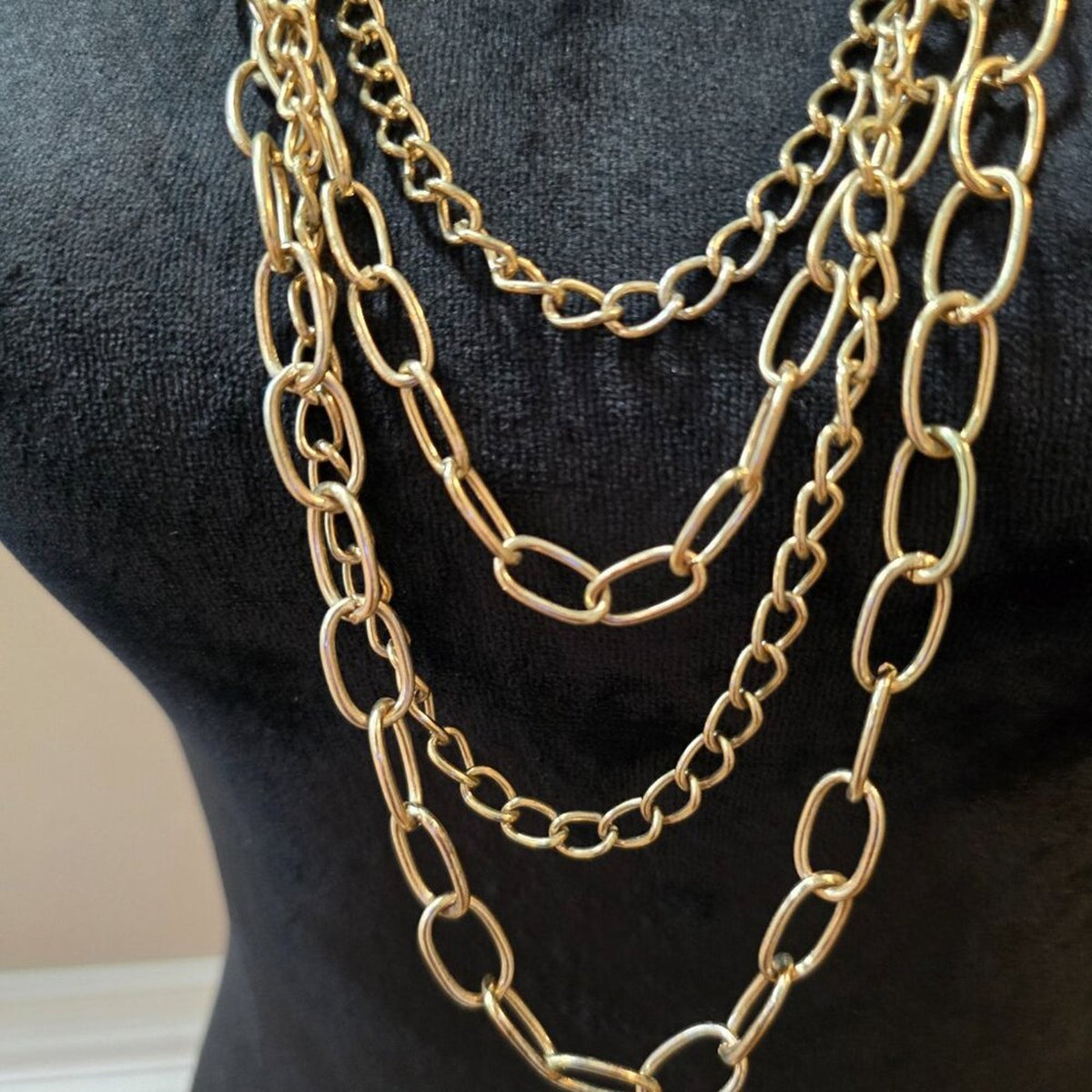 Womens The Melissa Zi Signature Collection Rhinestones Gold Statement Necklace