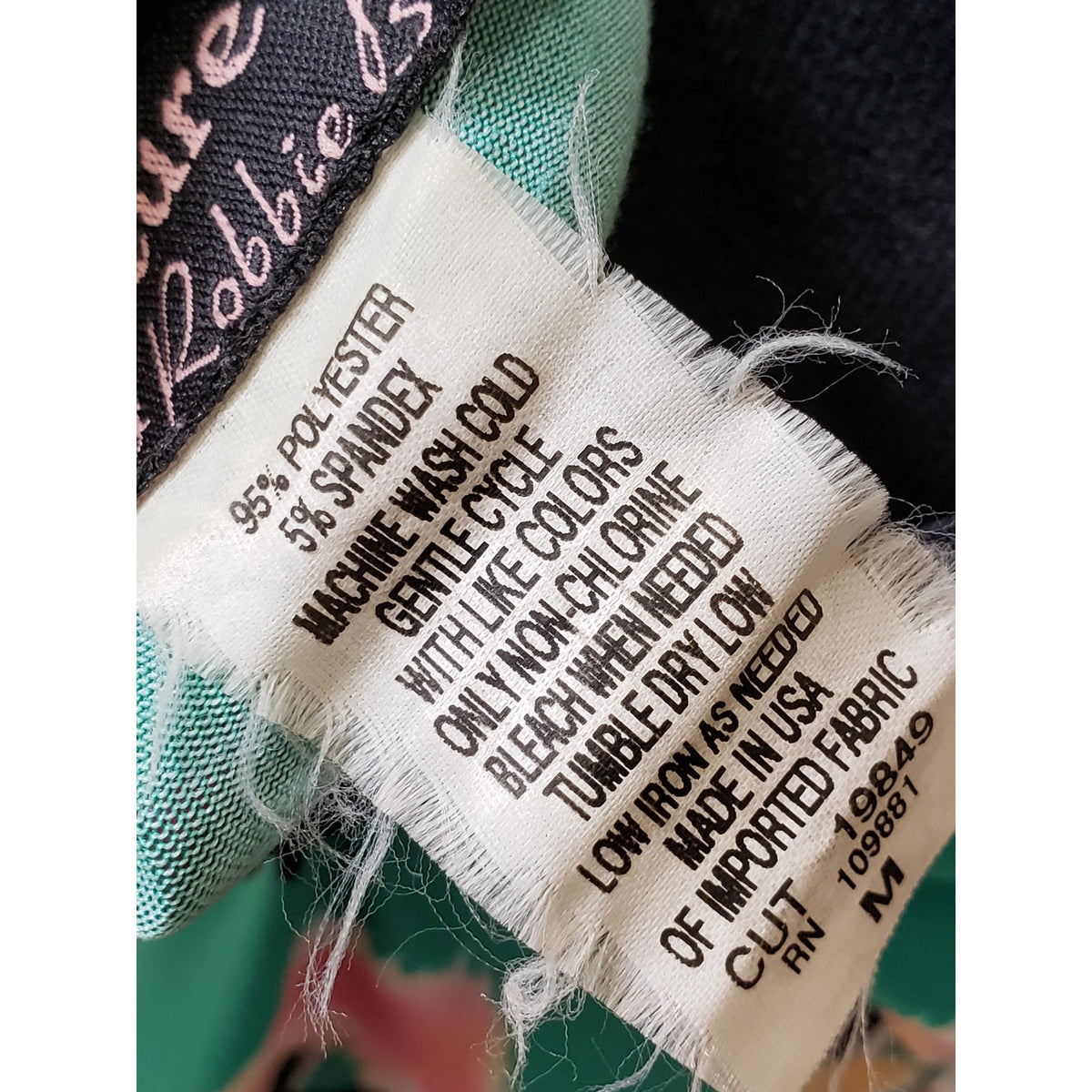 Signature by Robbie Bee Shift Dress Womens M Multi Geo Print Stretch Boat Neck