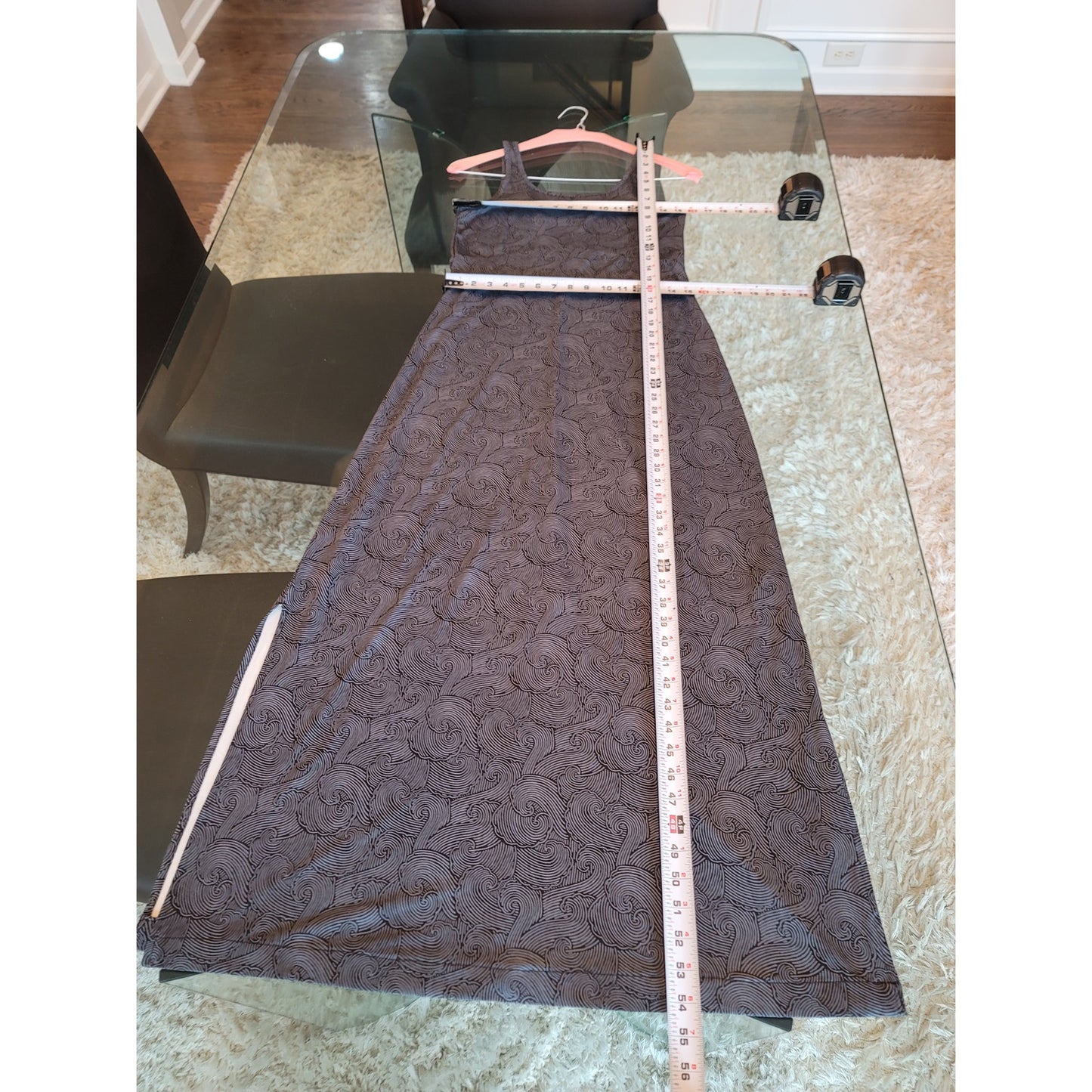 Columbia Dress Women S-P Gray Sleeveless Maxi Performance Fishing Gear