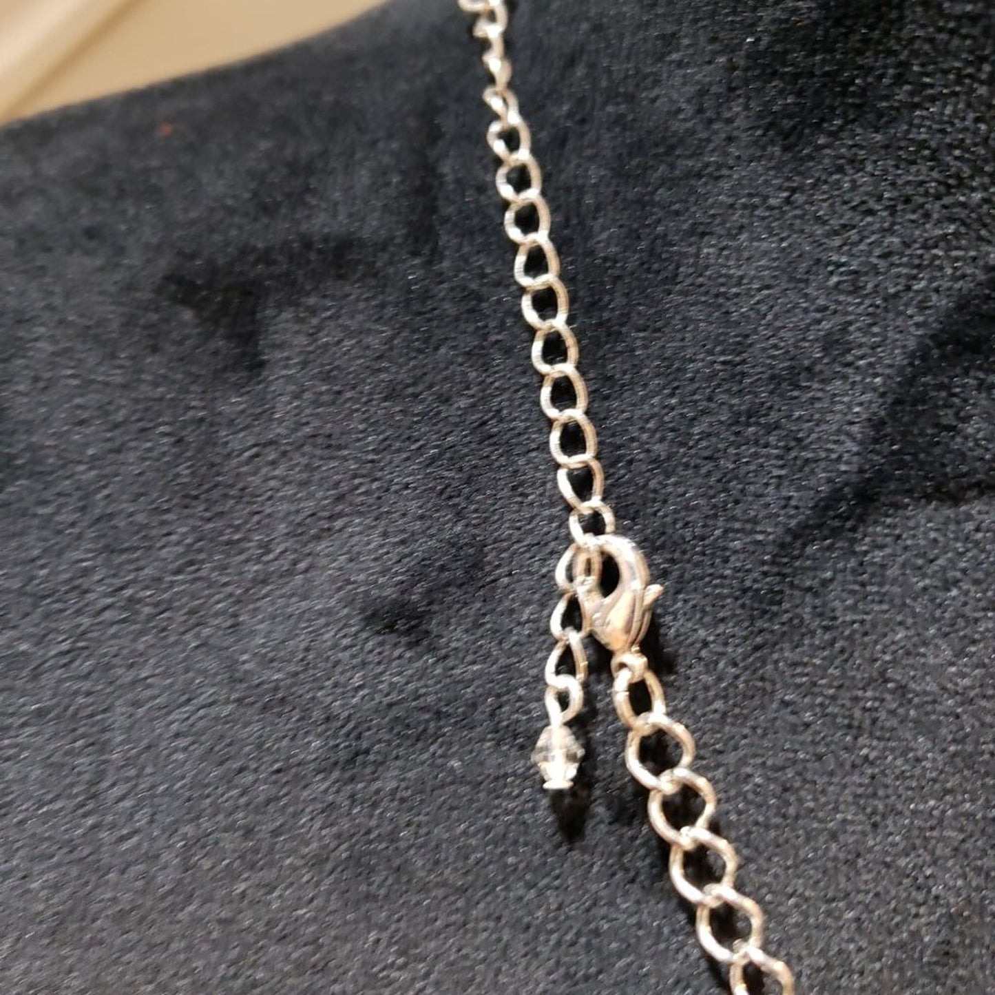 Womens Fashion Silver Long Stick Linked Chain Collar Necklace with Lobster Clasp