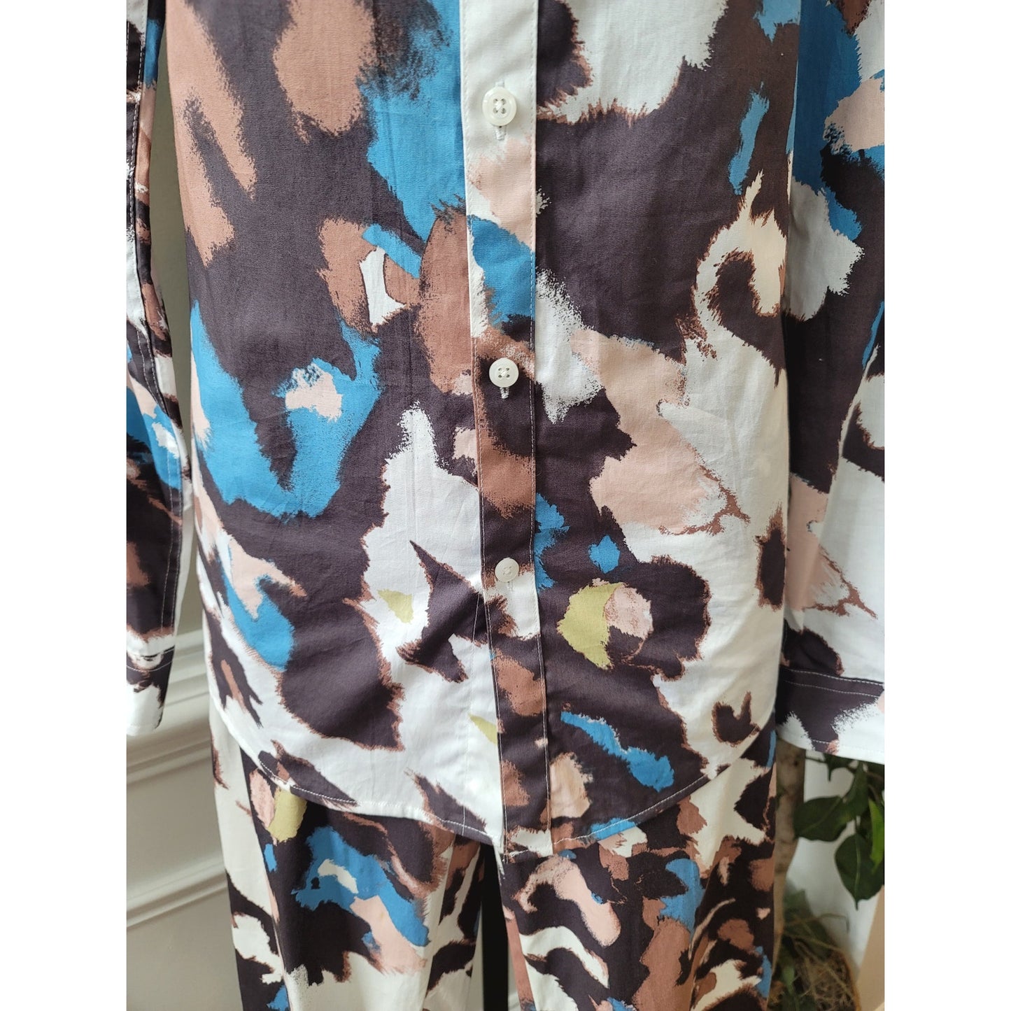 INC International Concepts 2 Piece Suit Womens Size Small Multicolor Long Sleeve