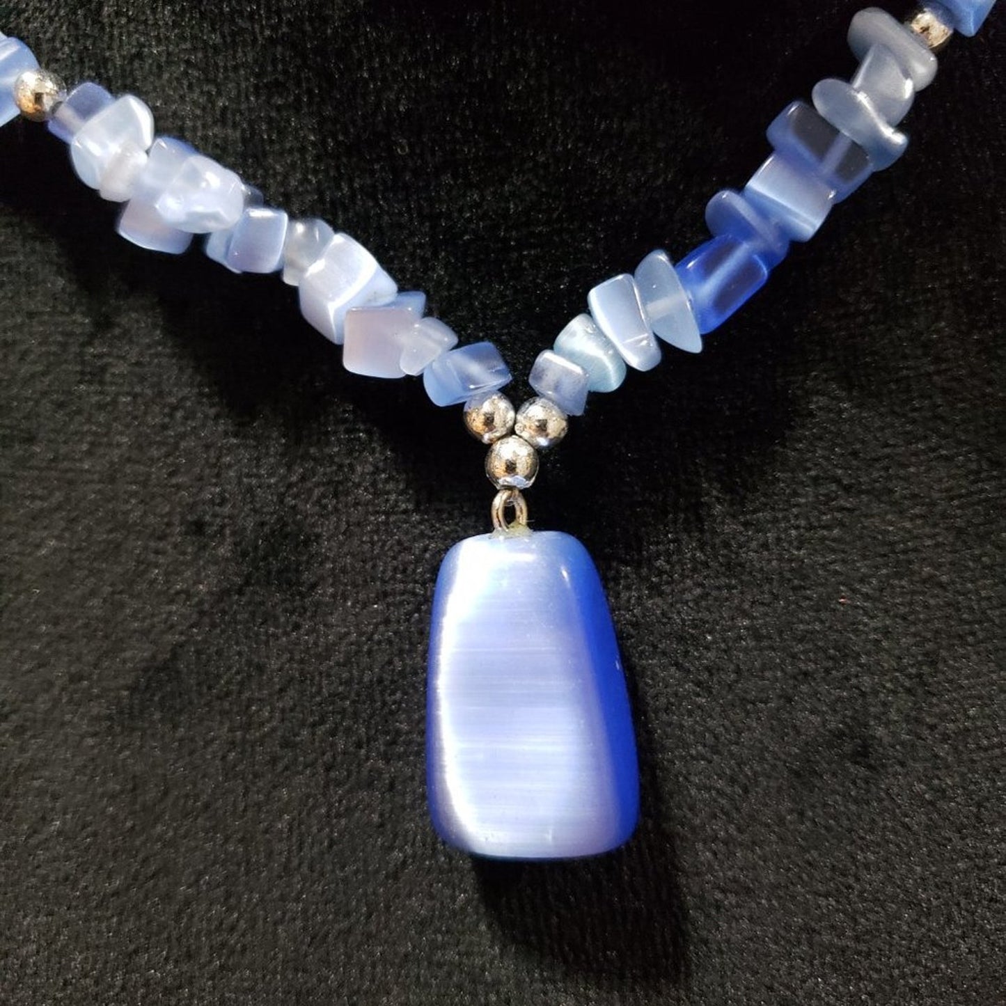 Womens Fashion Russell Statements Lapis Lazuli Collar Necklace with Barrel Clasp