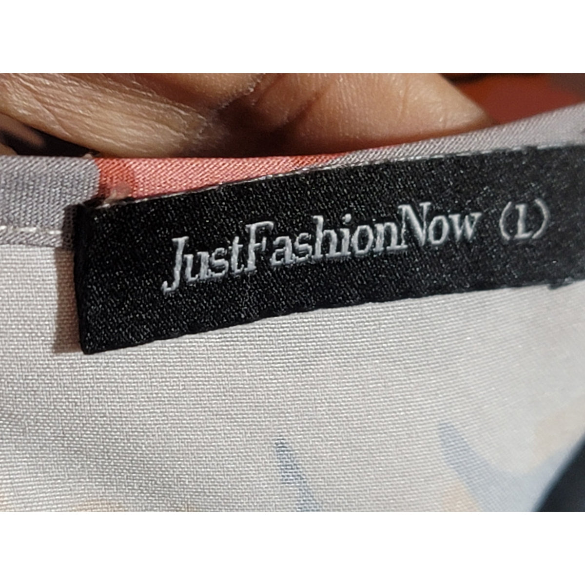 JustFashionNow Maxi Dress Women's Multicolored Short Sleeves Crew Neck Large