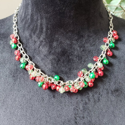 Womens Fashion Multicolor Multiple Beaded Necklace Jewelry with Lobster Clasp