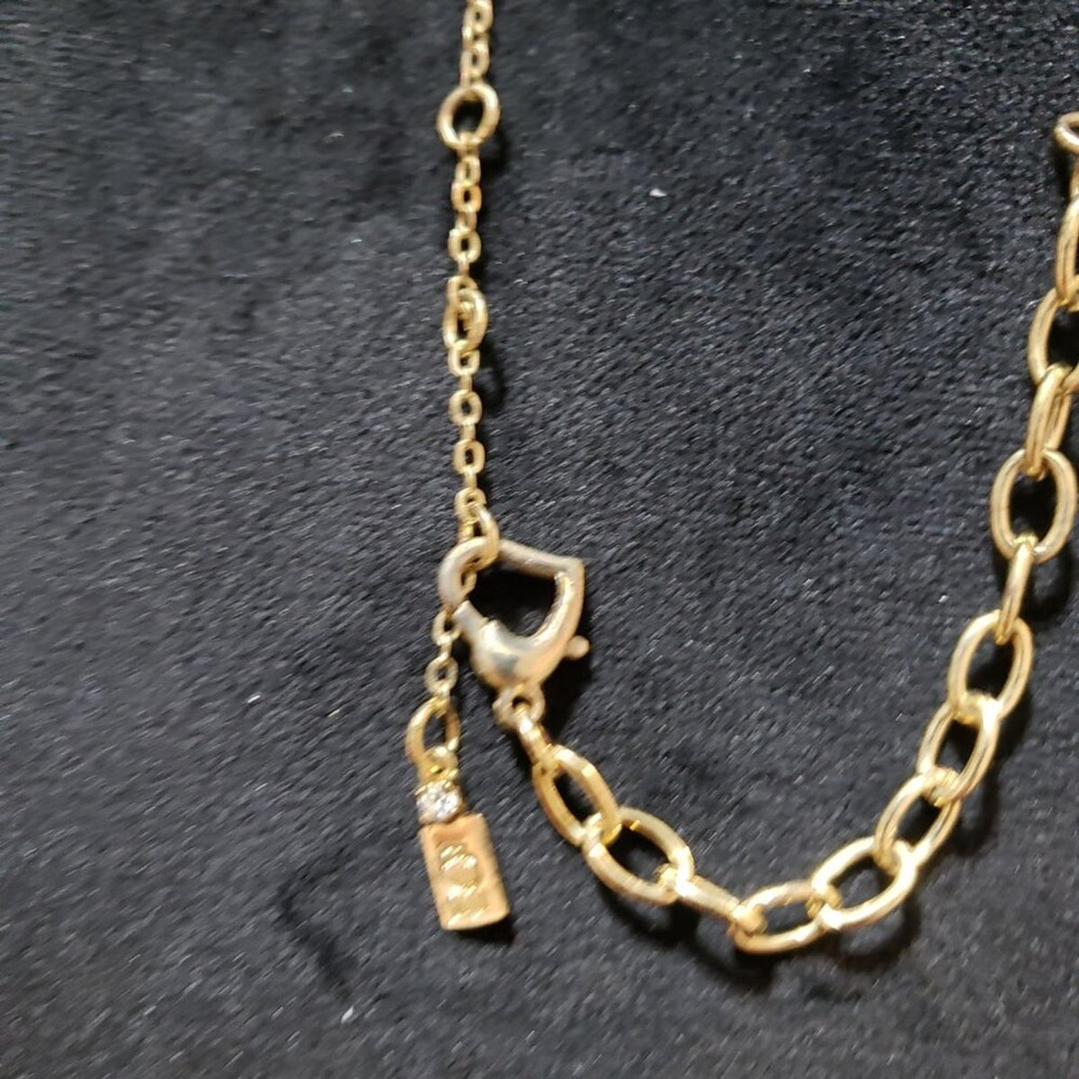Vintage Women Clear Rhinestone Crown Trifari Necklace Jewelry with Lobster Clasp