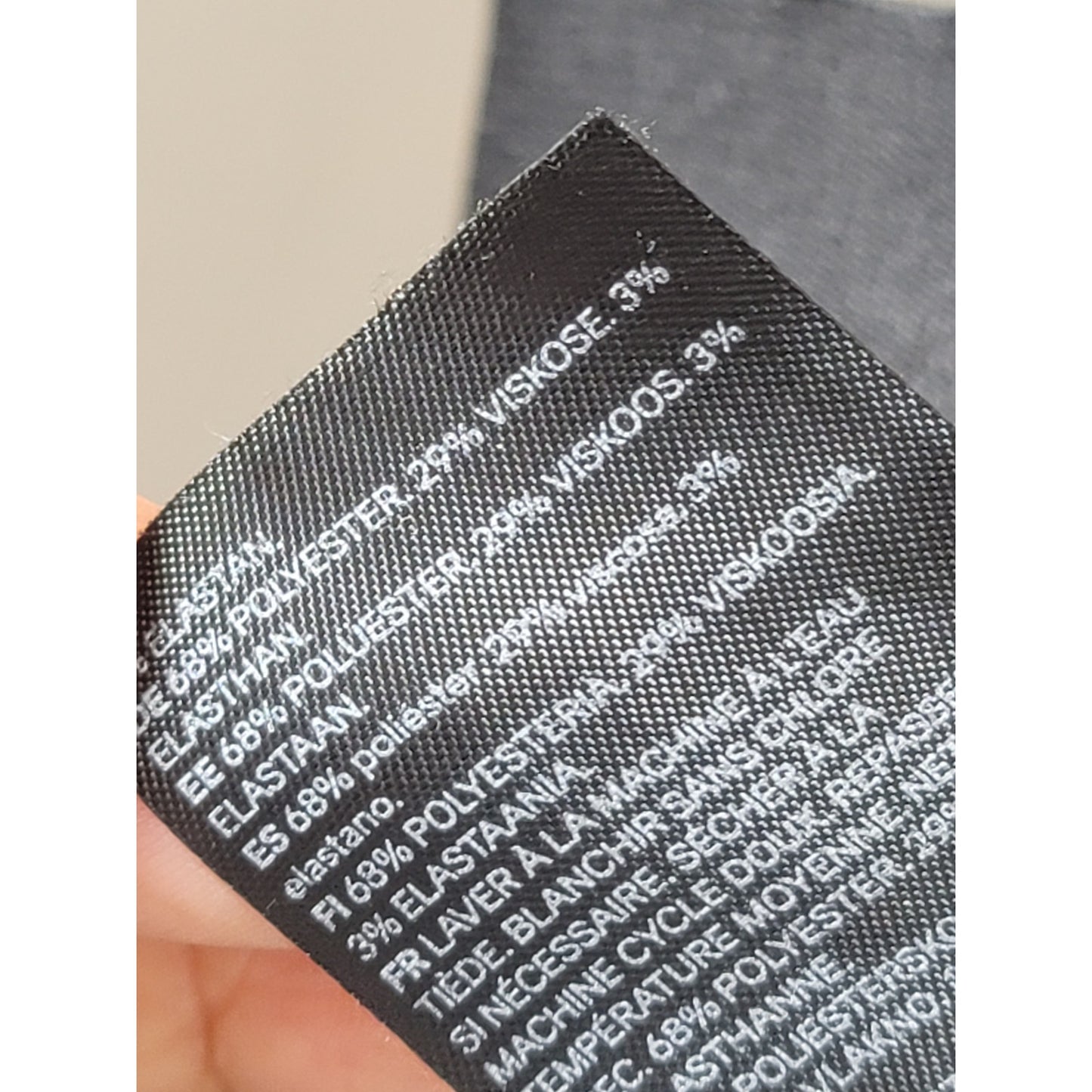 H&M Pants Women's Size Medium Black Stretch Slim Fit Work Trousers