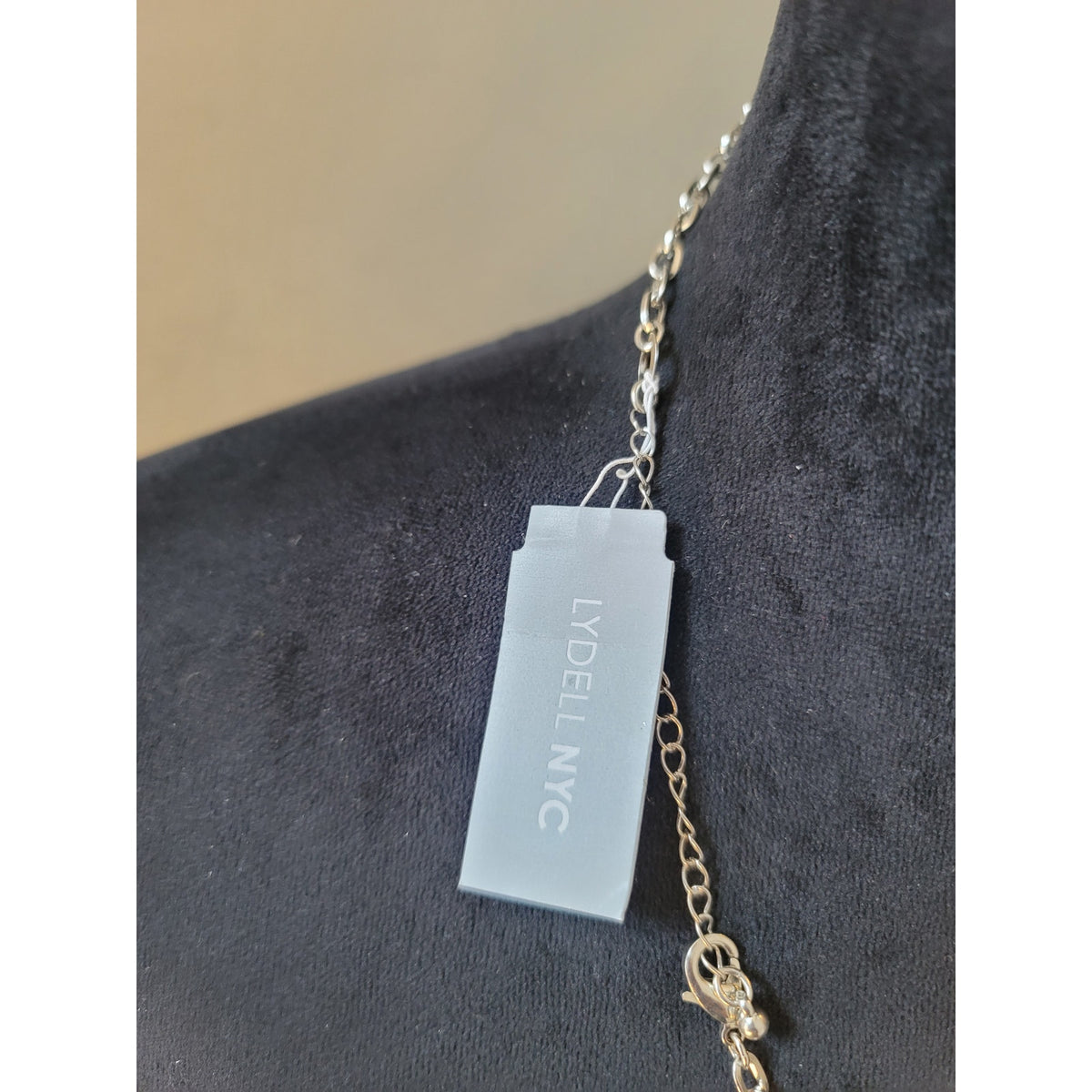 Women's Silver Statement Necklace With Lobster Clasp Lydell NYC Metal Links