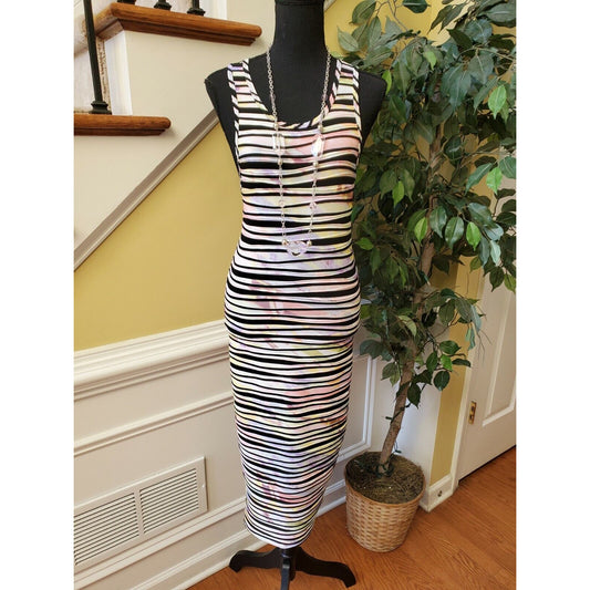 Women's CHERISH Made in USA Sleeveless Casual Tank Maxi Dress Size Small